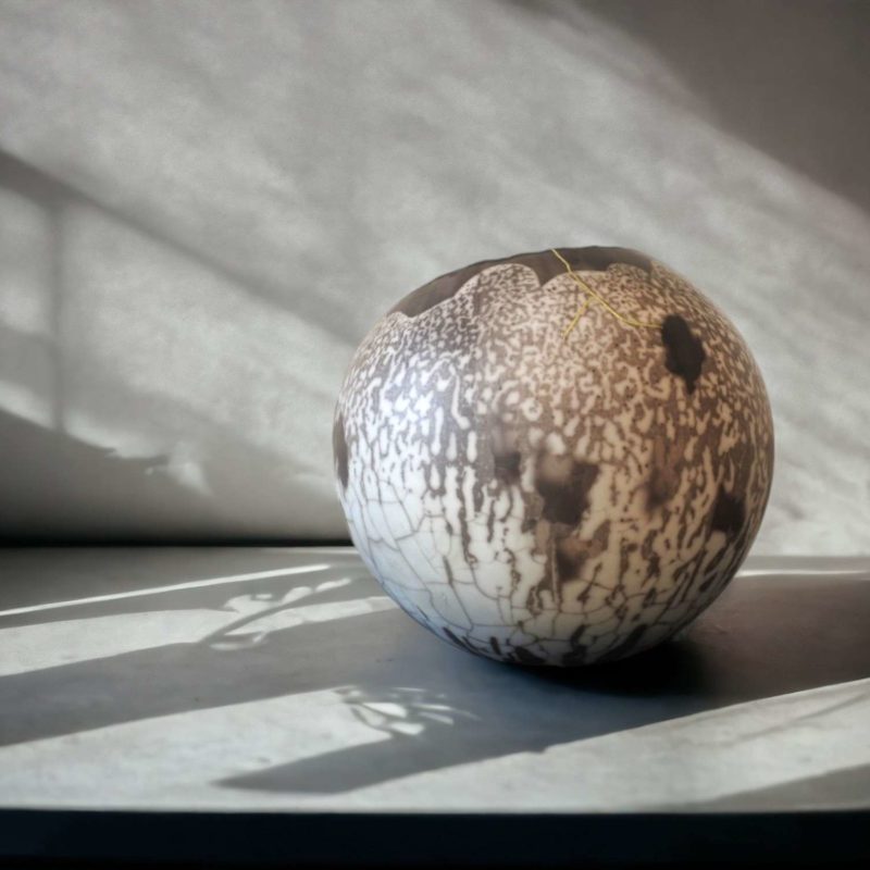 Vaso Tenebre - Raku Nudo