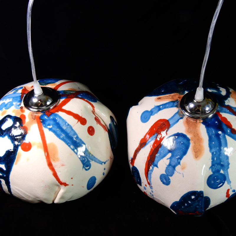 Lampadario Spennellata