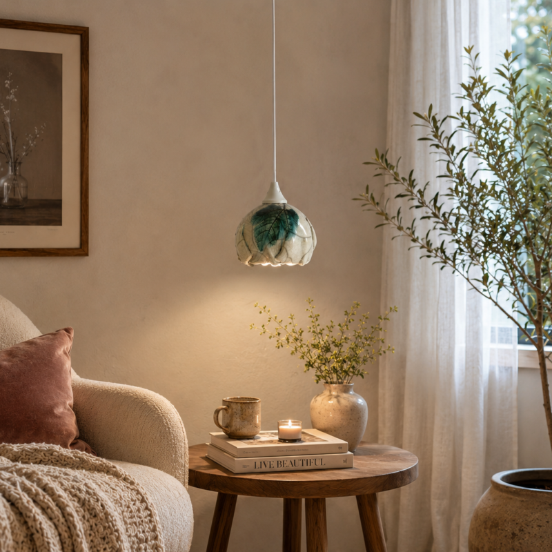 Lampadario foglia di fico