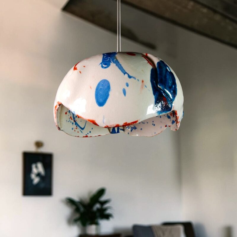 Lampadario Spennellata
